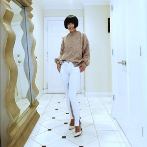 Brand new patched Khaki Pants